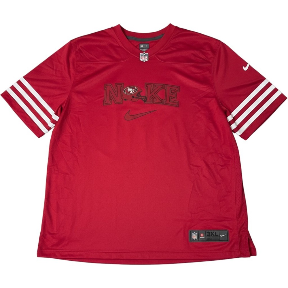 Nike Jersey Mens 3XL Red Excellent San Francisco 49ers NFL On Field Graphic-NWOT